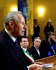 Il Presidente Ciampi durante il suo intervento al Palazzo della Provincia, alle Autorità politiche, civili, militari, religiosi ed i Sindaci della Provincia