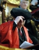 Il Presidente Ciampi, allo Sheldonian Theatre, dove ha ricevuto la Laurea in Diritto Civile.