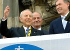 Il Presidente Ciampi, nella foto con S.M il Re di Spagna Juan Carlos ed il Presidente della Repubblica Federale di Germania Horst Koeler, dopo la cerimonia di conferimento del Premio Internazionale Carlo Magno.