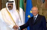 Il Presidente Ciampi riceve S.A. l'Emiro del Qatar Hamad Bin Khalifa Al-Thani, in occasione della visita di Stato in Italia.