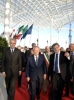 Il Presidente Ciampi durante la visita ai padiglioni della Fiera.