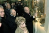 Il Presidente Ciampi, in compagnia della moglie Franca, durante la visita al Museo delle Civilt&#224; Anatoliche