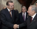 Il Presidente Ciampi con il Primo Ministro della Repubblica di Turchia, Recep Tayyip Erdogan.