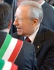 Il Presidente Ciampi al suo arrivo al Parco Tecnologico Padano, in occasione dell'incontro con le Autorit&#224; politiche, civili, militari ed i Sindaci della Provincia.