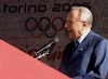 Il Presidente Ciampi durante il suo indirizzo di saluto agli atleti.