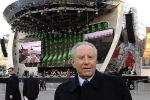 Il Presidente Ciampi durante la visita alla Medal Place.