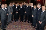 Il Presidente della Ciampi con la  Toga, in occasione dell'incontro con i componenti il Consiglio Nazionale Forense guidati dal loro Presidente Guido Alpa.