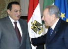 Il Presidente Ciampi accoglie Hosny Mubarak, Presidente della Repubblica Araba d'Egitto.