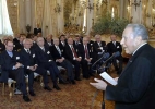 Il Presidente Ciampi nel corso dell'incontro con il Comitato di Presidenza dell'Associazione Nazionale Costruttori Edili, in occasione del  60&#176; anniversario di fondazione.