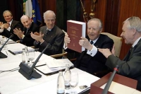 Un momento dell'incontro del Presidente della Repubblica Carlo Azeglio Ciampi con i lettori e gli italianisti presenti nelle principali universit&#224; tedesche