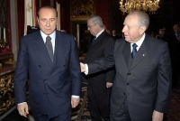 Il Presidente Ciampi accoglie Silvio Berlusconi al Quirinale