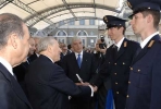 Il Presidente Ciampi premia gli atleti Tommaso Fabris e Stefano Donagrandi, Medaglie d'Oro alle Olimpiadi Invernali di Torino, in occasione della Festa della Polizia