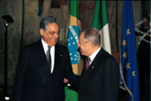 Incontro e successiva colazione in onore del Presidente della Repubblica Federativa del Brasile e della Signora Cardoso - Roma, 19 novembre 1999 