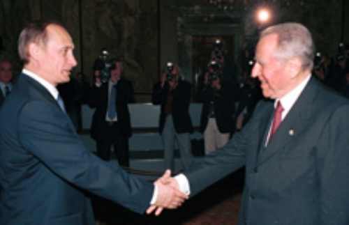 Incontro e successivo pranzo in onore del Presidente della Federazione Russa, S.E. il Signor Vladimir Putin. Roma, 5 giugno 2000