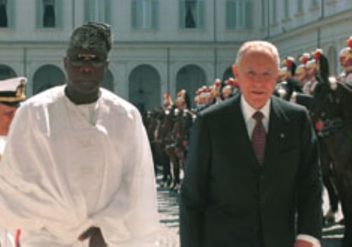 Visita ufficiale del Presidente della Repubblica Federale della Nigeria, S.E. il Signor Olusegun Obasanjo - Roma, 11 settembre 2000 