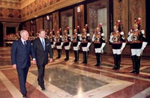 Visita di Stato del Presidente della Repubblica Ceca, Vaclav Havel. 3-7 aprile 2002