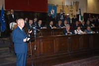 Visita del Presidente della Repubblica Carlo Azeglio Ciampi a Napoli in occasione della cerimonia celebrativa del 60&#176; Anniversario delle Quattro Giornate di Napoli - Napoli, 28 settembre 2003