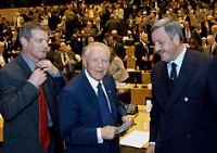Visita del Presidente della Repubblica Carlo Azeglio Ciampi a Bruxelles in occasione dell'intervento al Parlamento Europeo e alla Commissione Europea - Bruxelles, 30 settembre - 1 ottobre 2003