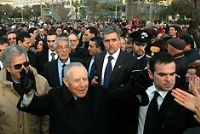 Visita del Presidente della Repubblica Carlo Azeglio Ciampi a Livorno in occasione dell'inaugurazione del restaurato Teatro Goldoni - Livorno, 24 gennaio 2004