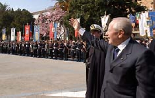 Commemorazione del 60&#176; anniversario della distruzione della citt&#224; di Cassino - Cassino, 15 marzo 2004