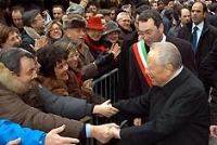 Visita del Presidente della Repubblica Carlo Azeglio Ciampi alla citt&#224; di Pordenone - 25 febbraio 2005