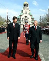 Visita di Stato del Presidente della Repubblica Carlo Azeglio Ciampi in Bulgaria - 13-15 aprile 2005