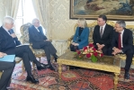 Il Presidente Sergio Mattarella con il Gruppo "Per le Autonomie (SVP-PATT, UV)" 