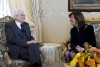Il Presidente Sergio Mattarella con il Presidente del Senato 