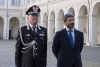 Il Presidente della Camera Roberto Fico al suo arrivo al Quirinale