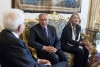 Il Presidente Sergio Mattarella con la delegazione di "Liberi e Uguali" in occasione delle consultazioni