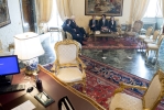 Il Presidente Sergio Mattarella con la delegazione del "Movimento 5 Stelle" 