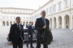 Il Presidente del Consiglio incaricato Carlo Cottarelli al suo arrivo al Quirinale