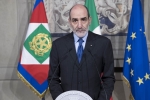 Il Consigliere per la Stampa e la Comunicazione, Giovanni Grasso, nella Loggia d'Onore