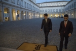 Il Prof. Giuseppe Conte al suo arrivo al Quirinale