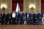 Il Presidente Sergio Mattarella in occasione della cerimonia di giuramento 