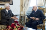 Il Presidente della Repubblica Sergio Mattarella con il Presidente emerito,