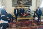 Il Presidente Sergio Mattarella con il Gruppo Misto del Senato della Repubblica 