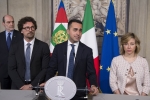 La delegazione del "Movimento 5 Stelle" in occasione delle consultazioni 
