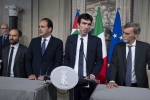 La delegazione del "Partito Democratico" in occasione delle consultazioni