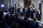 La delegazione di "Liberi e Uguali" in occasione delle consultazioni