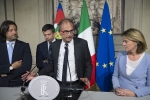 La delegazione del Gruppo Misto della Camera dei Deputati in occasione delle consultazioni