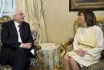 Il Presidente Sergio Mattarella con Maria Elisabetta Alberti Casellati, 