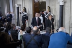 La delegazione del “MoVimento 5 Stelle” in occasione delle consultazioni