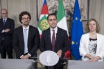 La delegazione del “MoVimento 5 Stelle” in occasione delle consultazioni