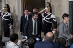 La delegazione  della "Lega - Salvini Premier" in occasione delle consultazioni