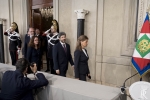 Il Presidente della Camera dei deputati, Roberto Fico, in occasione delle consultazioni