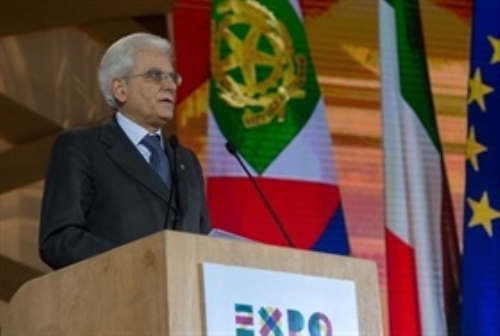 Visita del Presidente della Repubblica Sergio Mattarella a Firenze  per la giornata di lavoro dal titolo "Italia 2015: il Paese nell'anno dell'Expo" in occasione di Milano Expo 2015 