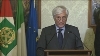 Il Segretario Generale della Presidenza della Repubblica Ugo Zampetti annuncia le dimissioni del Presidente del Consiglio Matteo Renzi