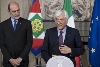 Il Segretario Generale della Presidenza della Repubblica, Ugo Zampetti, annuncia il conferimento dell'incarico al Prof. Giuseppe Conte e la data del giuramento