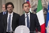 La delegazione del "Movimento 5 Stelle" in occasione delle consultazioni